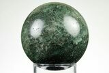 Polished Fuchsite Sphere - Madagascar #196295-1